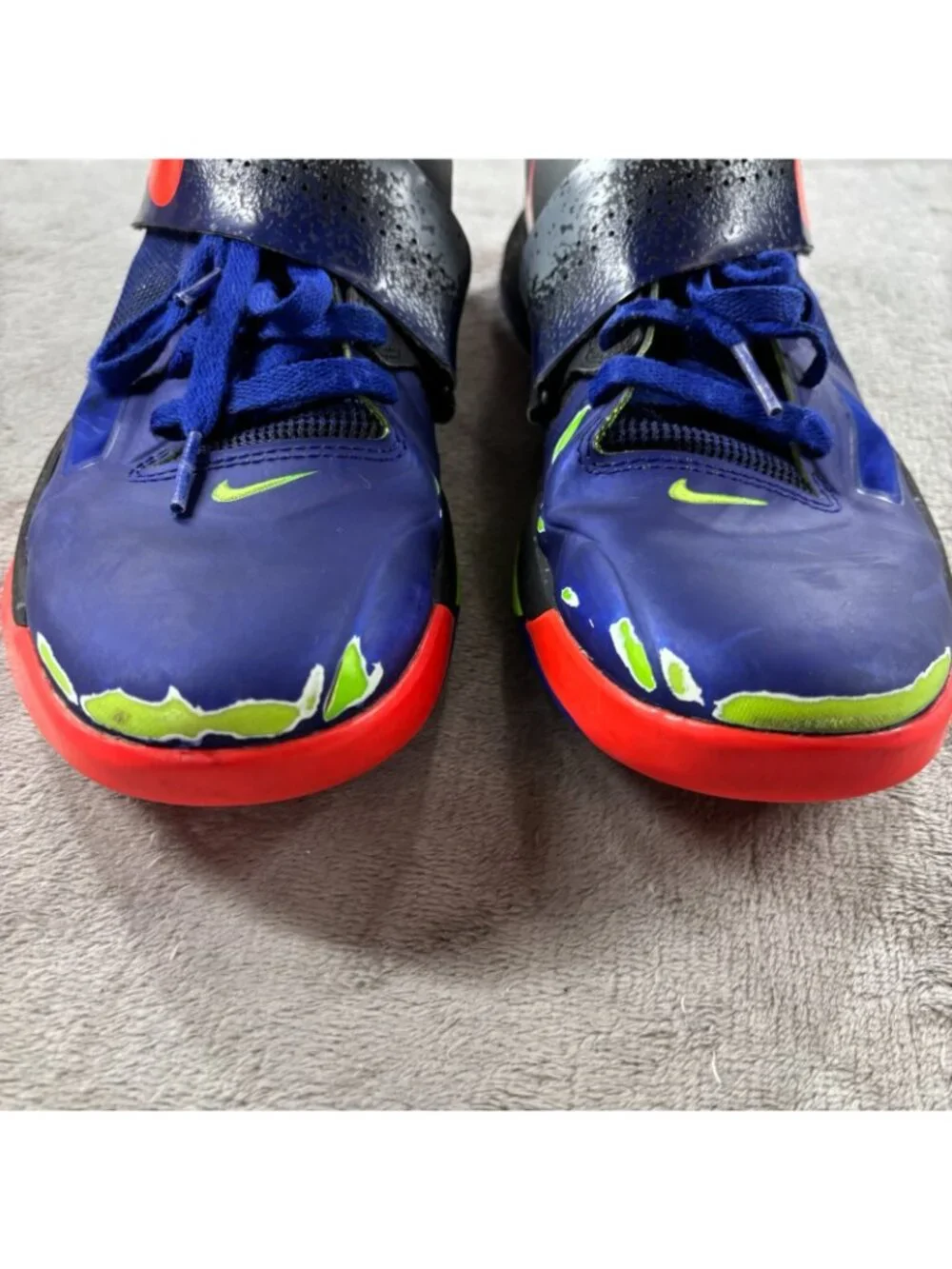 Nike Kevin Durant Nerf  8M/9.5W Blue Orange Performance Sneakers FQ8180-400